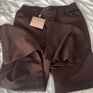 Kittenish Brown Pants trousers